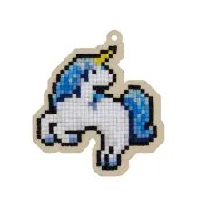 Wizardi Diamond Painting Ornament Kit Blue Unicorn
