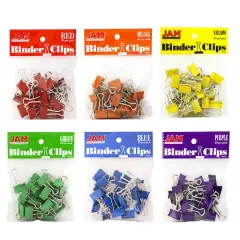 JAM Paper Small Colorful Binder Clips