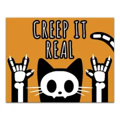 Creep it Real Canvas Wall Art