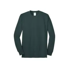 Port & Company&reg; Long Sleeve Adult Core Blend T-Shirt Dark Green