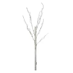 Gray Distressed Finish Artificial Crafting Display Tree Trunk
