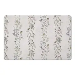 Vines Floor Mat White