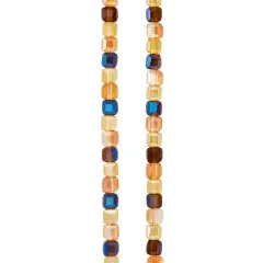 4mm Glass Cube Mix by Bead Landing&trade; Amber