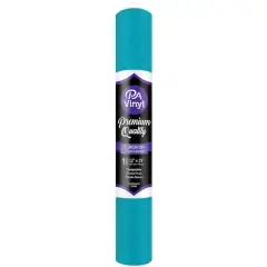 PA Vinyl Flocked Iron On Transfer Film Turquoise