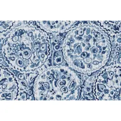 Caroline et Bettina Blue Camille Peel & Stick Wallpaper