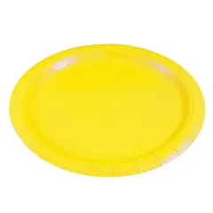 JAM Paper 9" Paper Party Plates, 50ct. Yellow