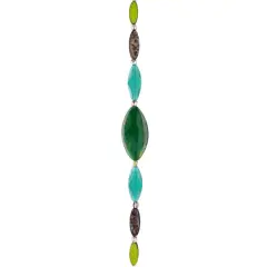 Smooth Green Czech Glass Oval Bead Mix by Bead Landing&trade;