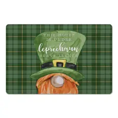 Leprechaun Surveillance 27" x 18" Floor Mat
