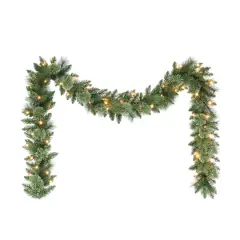 9ft. Pre-Lit Pine Garland