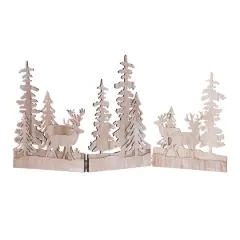 24" Winter Forest Scene Trifold Display