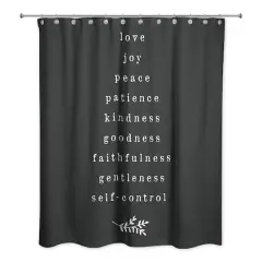 Fruits of the Spirit 71" x 74" Shower Curtain