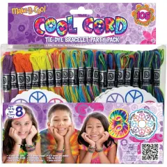 Janlynn&reg; Cool Cord Tie-Dye Bracelet Party Pack