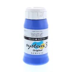 Daler-Rowney&reg; Original System 3 Acrylic, 500mL 110 Cobalt Blue Hue
