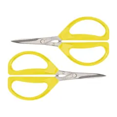 Honey Can Do 2 Pack Joyce Chen Original Unlimited Kitchen Scissors w/ Yellow Handles