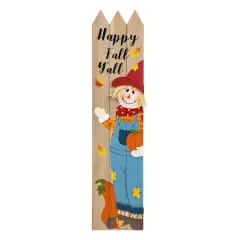 Glitzhome&reg; 3.5ft. Fall Wood Scarecrow Porch D&eacute;cor