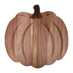 12" Wood Pumpkin Cutting Board by Makery&trade;
