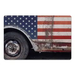 American Flag Pattern Truck Floor Mat