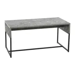Household Essentials 59" Wrap Coffee Table Gray