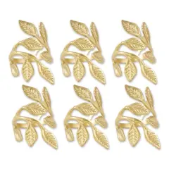 DII&reg; Gold Vine Napkin Rings, 6ct.