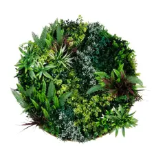 38" Framed Virgin Islands Artificial Living Wall Art Panel