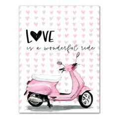 Love is a Wonderful Ride Canvas Art