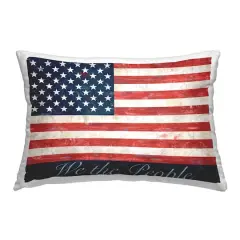 Stupell Industries We The People Flag Decorative Printed Throw Pillow