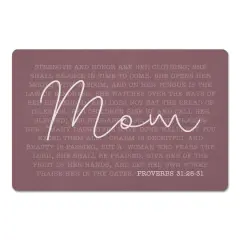 Mom Proverbs Verse Floor Mat