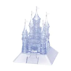 3D Crystal Puzzle - Castle (Clear): 125 Pcs