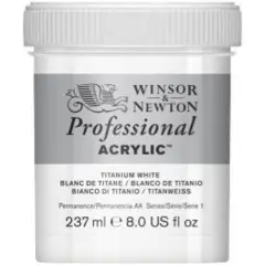 Winsor & Newton&reg; Professional Acrylic Titanium White, 237mL