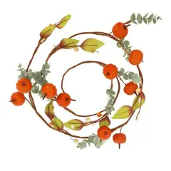 5ft. Pumpkin, Berry & Eucalyptus Coil Garland by Ashland&reg;