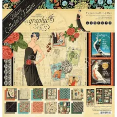 Graphic 45 Deluxe Collector's Edition Pack 12" x 12", Couture