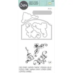 Sizzix&reg; Framelits&trade; Olivia Rose Vintage Corners Die & Stamp Set