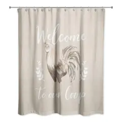 Welcome To Our Coop Shower Curtain
