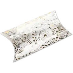 JAM Paper Gold Pillow Boxes, 25ct.