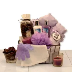 Bath & Body Spa Caddy Spa Gift Basket