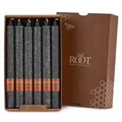 Root Candles 9" Unscented Timberline&trade; Arista&trade; Taper Candles, 12ct. Stone