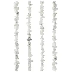 Matte Howlite Chip Beads by Bead Landing&trade;