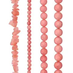 Pink Quartzite Beads Value Pack by Bead Landing&trade;