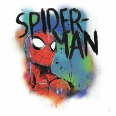 RoomMates Spider-Man Classic Graffiti Burst Peel & Stick Giant Wall Decals