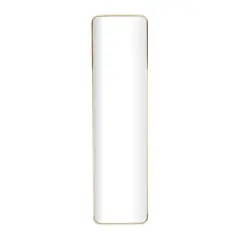 Gold Metal Glam Wall Mirror, 16" x 2" x 59"