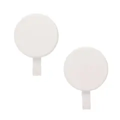 Haute Decor Attract&trade; White Magnetic Wreath Hanger, 2ct.