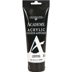 Grumbacher&reg; Academy&reg; Acrylic Paint, 200mL Titanium White