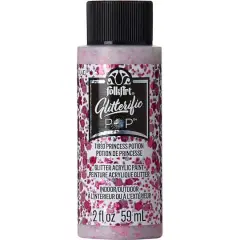 FolkArt&reg; Glitterific Pop&trade; Acrylic Paint, 2oz. Princess Potion