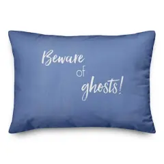 Beware Of Ghosts Throw Pillow