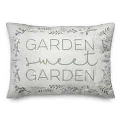 Garden Sweet Garden Throw Pillow