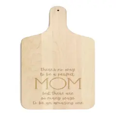 17" An Amazing Mom Maple Paddle Cutting Board