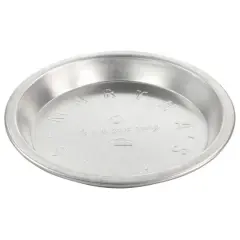 Martha Stewart Silver 9" Round Embossed Aluminum Pie Pan