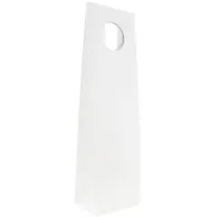 JAM Paper White Heavy Duty Bottle Wine Bag, 3ct.