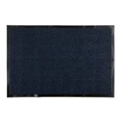 DII&reg; Blue & Black Walk Off Utility Doormat, 30" x 48"