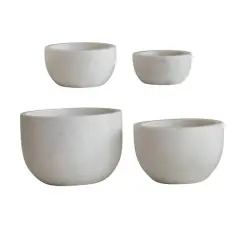 Hello Honey&reg; White Marble Bowls Set